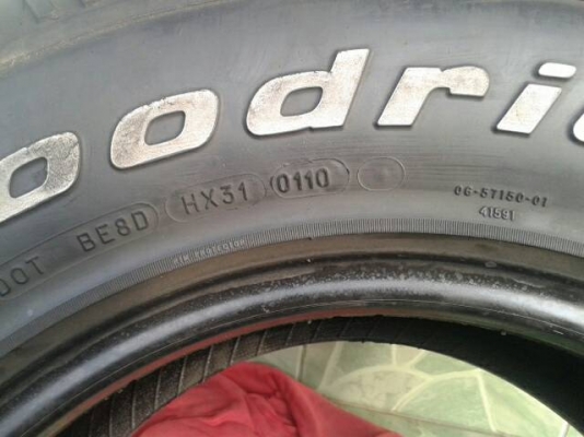 ขายล้อ EMR แท้ๆ พร้อมยาง bf all 265/70/16 ถูกๆครับ