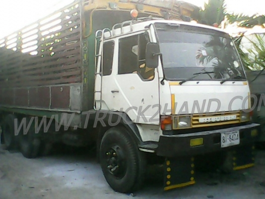 รถบรรทุก 10 ล้อ มิตซู ฟูโช่ FN 516 เครื่อง 6D15 รถล่องเพลาเดียว กระบะไม้พื้นเหล็ก