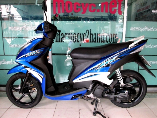 MIO 125 i MX รุ่นท๊อป ล้อแมกซ์  สีนํ้าเงิน รถเดือน กรกฏาคม ปี56 ไมล์ 9 พันโล  แถม 2 รายการ 28900