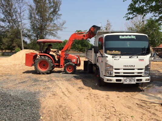 ขายดาว์นหกล้อกับรถตักKubota