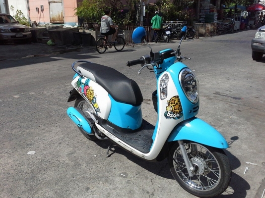 Scoopy i ปี 57 วิ่ง 4,000 กม. โอนไม้ได้ มีเอกสารจำนำครบ