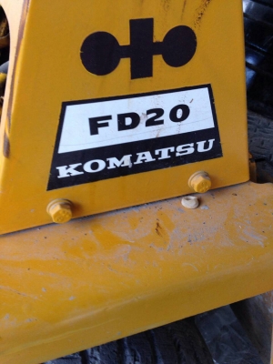 ขาย โฟร์คลิฟท์ KOMATSU FD20