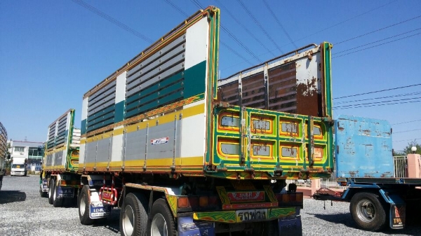 ขายดาวน์  รถบรรทุก 22 ล้อ พ่วงแม่-ลูกดั๊มพ์ ยี่ห้อ ISUZU DEGA FXZ 360 แรงม้า ปี 2554