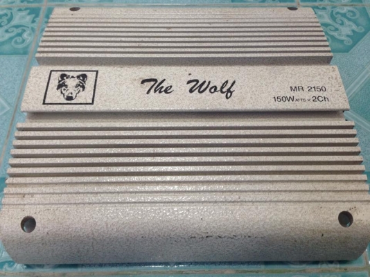 แอมป์2ch The wolf มือสองสภาพดี ขับกลางแหลมเพราะมากเสียงดีมีเนื้อ ขาย 1050 บาท