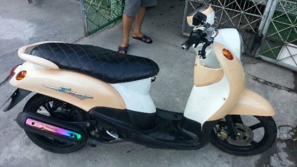 ฟีโน่ สีครีม กท428 ล้อแมก เครื่องเดิม แน่น วิ่งน้อย เอกสารครบ 14500