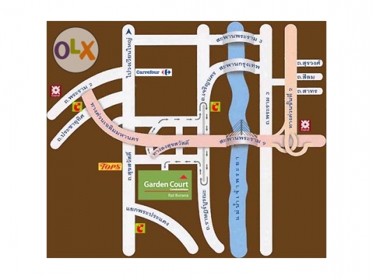 ขายคอนโด การ์เด้นคอร์ด ถนนราษฎร์บูรณะ ขนาด 40.50 ตรม.