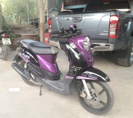 Yamaha'Fino กลางปี55ล้อแม็กเครืองเดิมใช้น้อย 25,500