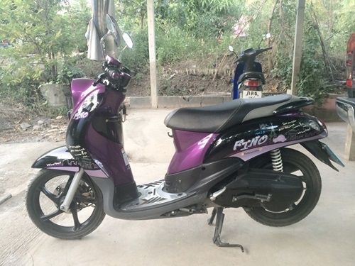 Yamaha'Fino กลางปี55ล้อแม็กเครืองเดิมใช้น้อย 25,500