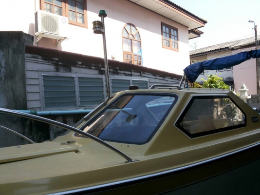 เรือYAMAHA CR17เคบิ้น+เทเล่อ+ยามาฮ่า55hpมีทริมสภาพพร้อมใช้