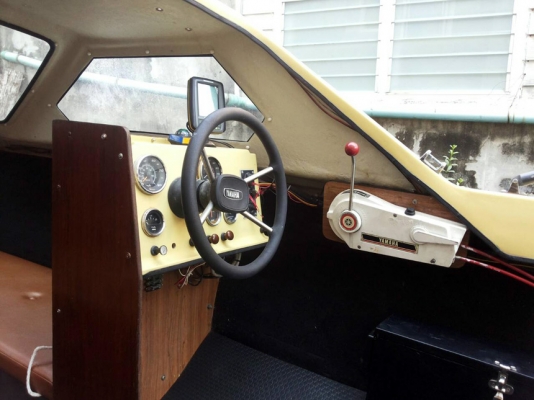 เรือYAMAHA CR17เคบิ้น+เทเล่อ+ยามาฮ่า55hpมีทริมสภาพพร้อมใช้