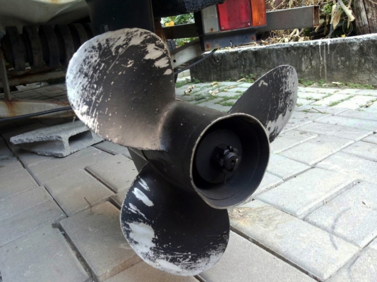 เรือYAMAHA CR17เคบิ้น+เทเล่อ+ยามาฮ่า55hpมีทริมสภาพพร้อมใช้