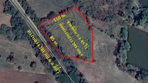 ขายที่ดิน 5-1-95 ไร่ ทำเลธุรกิจติดถนนใหญ่ ใกล้ อ.สีคิ้ว ราคา 1,700,000 บาทต่อไร่