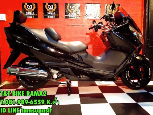 T&amp;T BIKE RAMA2ขายsuzuki skywave K6 400 ปี 06 LIMITAD EDITION แท้ วิ่งน้อยเพียง3xxxxโลอินวอย+สรรพสามิต
