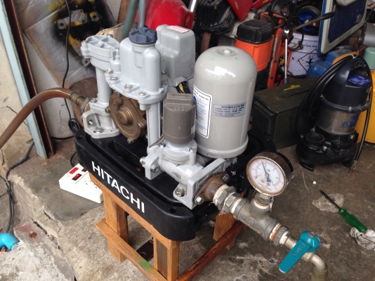 ขายปั้มน้ำอัตโนมัติแรงดันคงที่ Hitachi 350W สภาพสวย วิ่งนิ่ม ตรวจเช็คแรงดันเรียบร้อย ไม่มีรั่วซึม พร้อมใช้งาน ขายปั้มน้ำอัตโนมัติแรงดันคงที่ Hitachi 350W สภาพสวย วิ่งนิ่ม ตรวจเช็คแรงดันเรียบร้อย ไม่มีรั่วซึม พร้อมใช้งาน