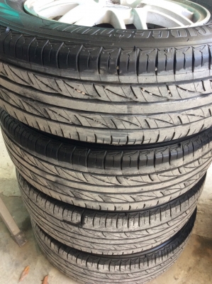 ขายล้อเดิม HONDA ขอบ 14 พร้อมยาง BS ปี 2013 ใหม่เอี่ยม ขายล้อเดิม HONDA ขอบ 14 พร้อมยาง BS ปี 2013 ใหม่เอี่ยม