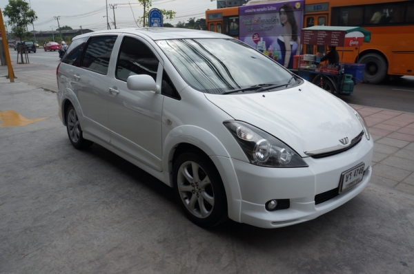 TOYOTA WISH ปี 2004 ตัว TOP หลังคา sunloob ขายรถสวย ARIBAG คู่ เบรคระบบ ABS กระจกไฟฟ้า เบาะหนัง แอร์เย็น ระบบไฟใช้งานปกติ เครื่องดี ช่วงล่างแน่น ล้อ MAX แต่งสวยๆ ภายในสวย สีสวย รถพร้อมใช้งาน จัดไฟแนนได้ ฟรีดาวน์