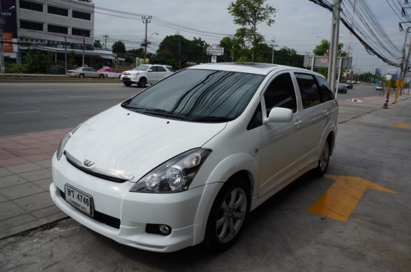 TOYOTA WISH ปี 2004 ตัว TOP หลังคา sunloob ขายรถสวย ARIBAG คู่ เบรคระบบ ABS กระจกไฟฟ้า เบาะหนัง แอร์เย็น ระบบไฟใช้งานปกติ เครื่องดี ช่วงล่างแน่น ล้อ MAX แต่งสวยๆ ภายในสวย สีสวย รถพร้อมใช้งาน จัดไฟแนนได้ ฟรีดาวน์