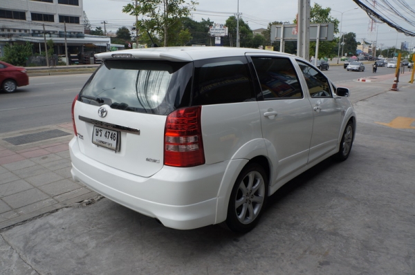 TOYOTA WISH ปี 2004 ตัว TOP หลังคา sunloob ขายรถสวย ARIBAG คู่ เบรคระบบ ABS กระจกไฟฟ้า เบาะหนัง แอร์เย็น ระบบไฟใช้งานปกติ เครื่องดี ช่วงล่างแน่น ล้อ MAX แต่งสวยๆ ภายในสวย สีสวย รถพร้อมใช้งาน จัดไฟแนนได้ ฟรีดาวน์
