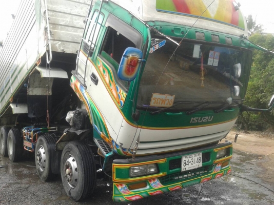 ขายด่วนรถสิบล้อดั้มพ์ ISUZU GIGA เครื่อง 6WA1-340 แรงม้า