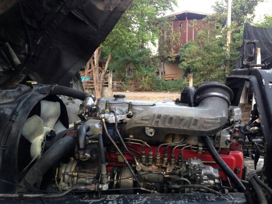 สิบล้อ HiNo-HL3HNK-195แรง2เพา หัว+แคซซี สภาพดีสวยๆ เล่มทะเบียนพร้อม