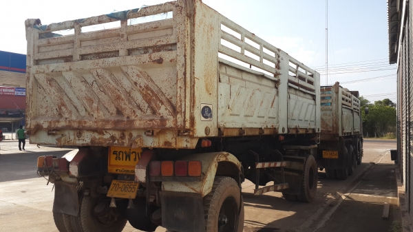 ขายด่วนHINOFM1Mสองเพลาดั้มแม่ลูกติดก๊าซNGV10ถังราคาเบาๆโทร0843923995