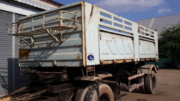 ขายด่วนHINOFM1Mสองเพลาดั้มแม่ลูกติดก๊าซNGV10ถังราคาเบาๆโทร0843923995