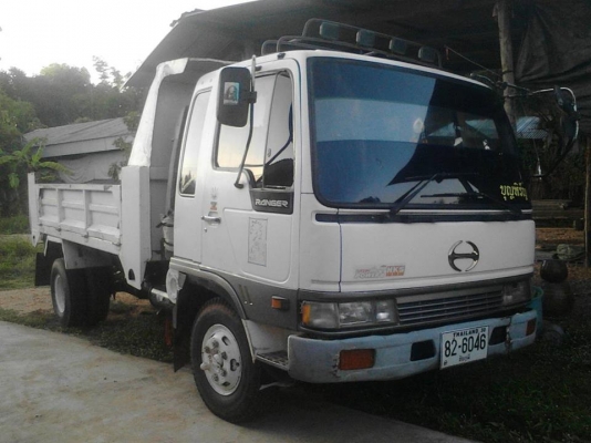 ***ขายแล้วครับขอบคุณ Truck2hand ขาย6ล้อดั้มดิน5คิว HINO 195 ประกอบ HINO FD3HGA HO7D-195HP ปี48 เครื่องเดิมเกียร์เดิม 195แรง เครื่องดีแน่นดี แรง เกียร์ดีไม่หลุด เข้าง่าย ช่วงล่างFหน้า-หลัง คัสซีดี ไม่ปะไม่ดาม กระบะดั้มเหล็ก5ตัน3.60ม.ยิงหน้า สภาพดี พื้นดี ข