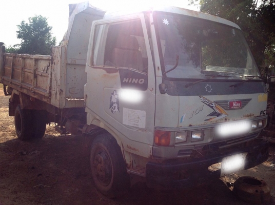 ***ขายแล้วครับขอบคุณ Truck2hand ขาย6ล้อดั้ม5คิว สภาพต้องเก็บหน่อย ราคาถูกๆ HINO FC120 ซุปเปอร์เสี่ย ห้างแท้ เกียร์สั้น FC2WEKA WO4D-120HP เครื่องเดิม เกียร์เดิม เครื่องดียังสตาร์ทติด ช่วงล่างเดิมๆ คัสซีดี เดิมๆ มีแผลเชื่อม1แผล(ตามรูป) ที่เหลือมีสนิมเกาะ บ