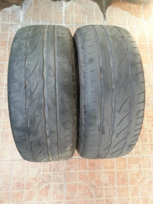 Bridgestone re002  195/55/15 1คู่ ไม่ปะ ไม่บวม