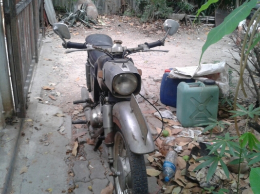 รถนาซี MZ หัวไม่เลี้ยว ทะเบียนขาดเกิน ขับได้ ขาย 72,000 บาท