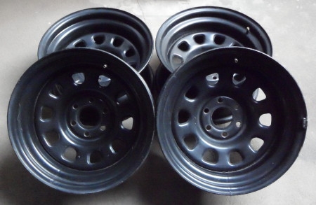 ขาย กระทะเหล็กOff Road ขนาด 16x8 Offset -20 รูตรงนาวาร่า