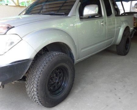 ขาย กระทะเหล็กOff Road ขนาด 16x8 Offset -20 รูตรงนาวาร่า