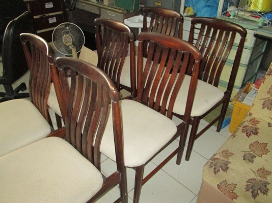 ขอขอบคุณครับคุณพิเชษฐ์จังหวัดพิจิตร เก้าอี้ 6 ตัวสวยมาก ไม่มีตำหนิ เบาะผ้านอกหนา ขา-ตัวไม้สักฝีมือ ขอขอบคุณครับคุณพิเชษฐ์จังหวัดพิจิตร เก้าอี้ 6 ตัวสวยมาก ไม่มีตำหนิ เบาะผ้านอกหนา ขา-ตัวไม้สักฝีมือ