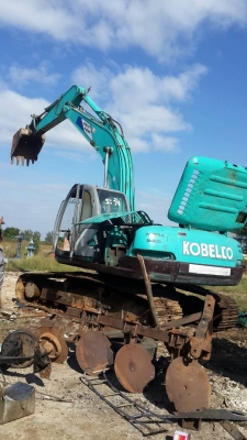 ขายด่วนแม็คโค โกเบโก 200 มาร์ค5 หัวฮอเครื่องเดิมปั๊มเดิมไฟฟ้าครบพร้อมใบอินวอยส์