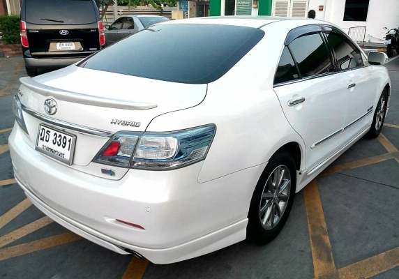 -----ขาย----- ถูกที่สุดในสยามประเทศ <<<<< ฟรีดาวน์ จัดไฟแนนซ์เต็ม >>>>> TOYOTA CAMRY HYBRID 2.4TOP NAVI AT สีขาว (Full Option)