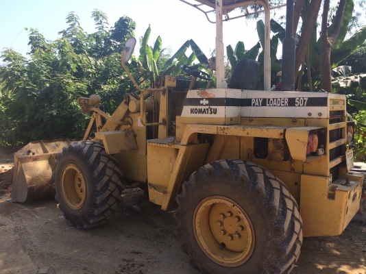 ขายด่วน รถตักล้อยาง KOMATSU 507 สภาพพร้อมใช้งาน ขาย450000