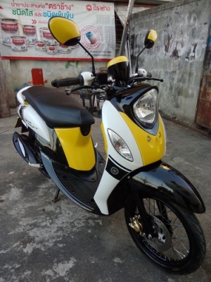 ขาย All New Fino FI ลายsport รถปี56 สีดำ-เหลือง หัวฉีดประหยัดน้ำมัน สวยๆ