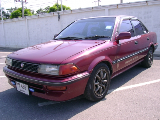 TOYOTA AE 92 เครื่อง 7A เกียร์ธรรมดา ติด LPG สภาพดี 59,000.-