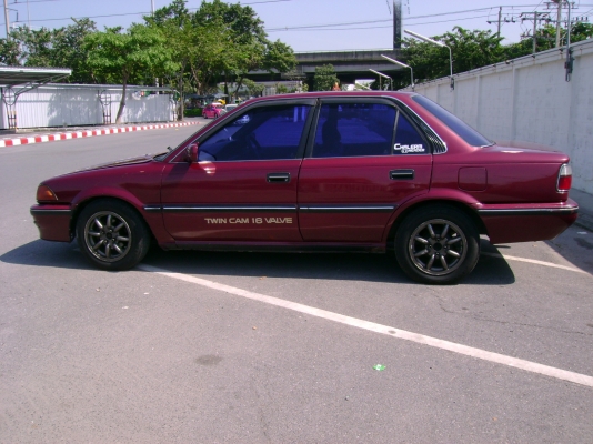 TOYOTA AE 92 เครื่อง 7A เกียร์ธรรมดา ติด LPG สภาพดี 59,000.-