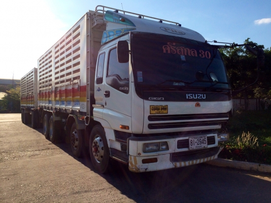 ขายด่วน  รถสิบล้อ พ่วง แม่-ลูก ไม่ดั้มพ์  ISUZU  GIGA เครื่อง 360  สภาพดีมาก  พร้อมใช้งาน