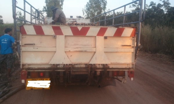 CANTER 140hpปี45เดิมๆมือเดียวแอร์พวงมลัยเพาเวอร์ฝาท้ายไฮรอลิค