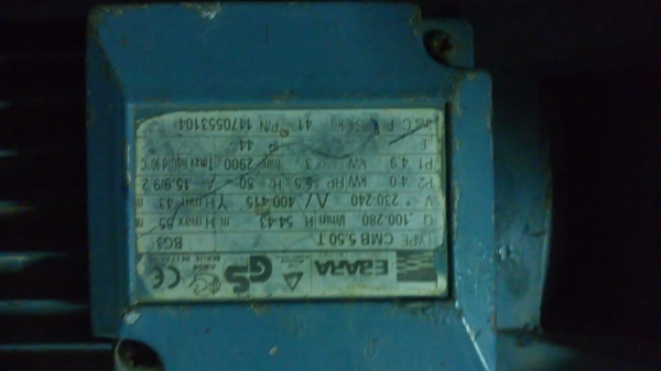 ขาย !! ปั้มน้ำหอยโข่งEBARA ขนาด5.5แรง3สาย