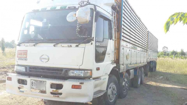 ขายรถพ่วง 24 ล้อ2 เพลา แม่-ลูก กระบะเนียมคอกเกษตร ดั้ม HINO PROFIA K13C เกียร์อีตั้น ปี.53 ราคา1900000 ต่อรอง จัดแนนซ์ได้ ขายรถพ่วง 24 ล้อ2 เพลา แม่-ลูก กระบะเนียมคอกเกษตร ดั้ม HINO PROFIA K13C เกียร์อีตั้น ปี.53 ราคา1900000 ต่อรอง จัดแนนซ์ได้