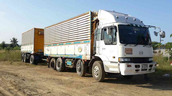 ขายรถพ่วง 24 ล้อ2 เพลา แม่-ลูก กระบะเนียมคอกเกษตร ดั้ม HINO PROFIA K13C เกียร์อีตั้น ปี.53 ราคา1900000 ต่อรอง จัดแนนซ์ได้ ขายรถพ่วง 24 ล้อ2 เพลา แม่-ลูก กระบะเนียมคอกเกษตร ดั้ม HINO PROFIA K13C เกียร์อีตั้น ปี.53 ราคา1900000 ต่อรอง จัดแนนซ์ได้
