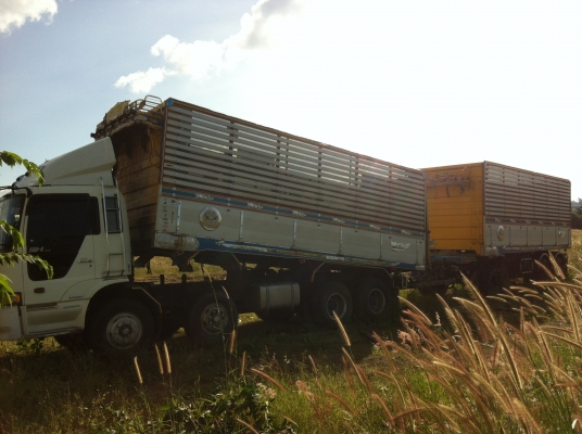 ขายรถพ่วง 24 ล้อ2 เพลา แม่-ลูก กระบะเนียมคอกเกษตร ดั้ม HINO PROFIA K13C เกียร์อีตั้น ปี.53 ราคา1900000 ต่อรอง จัดแนนซ์ได้
