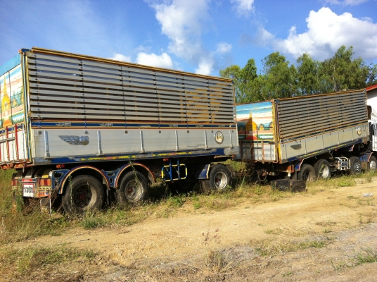 ขายรถพ่วง 24 ล้อ2 เพลา แม่-ลูก กระบะเนียมคอกเกษตร ดั้ม HINO PROFIA K13C เกียร์อีตั้น ปี.53 ราคา1900000 ต่อรอง จัดแนนซ์ได้