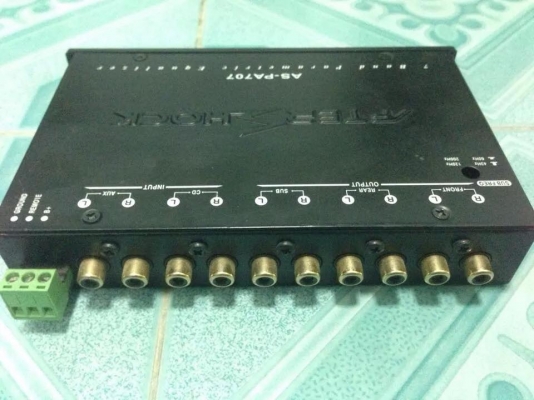 ปรีแอมป์7แบน AFTERSHOCK มือสองสภาพเดิมเสียงดี ขาย 1250 บาท