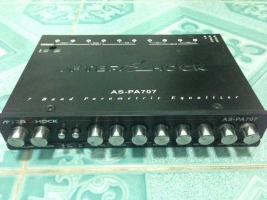 ปรีแอมป์7แบน AFTERSHOCK มือสองสภาพเดิมเสียงดี ขาย 1250 บาท