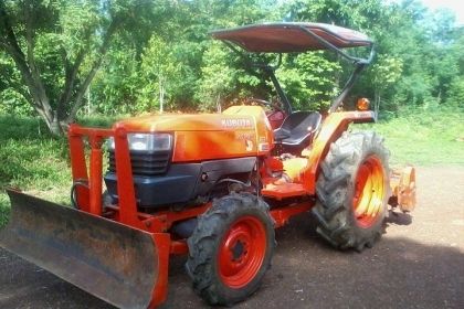 ขายคูโบต้า L4508 พร้อมใช้งานทันที อุปกรณ์ครบ 3 อย่างมี ดันหน้า โรตารี่ ผาน6 เอกสารพร้อมโอน