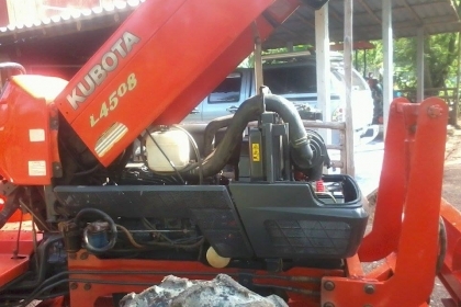 ขายคูโบต้า L4508 พร้อมใช้งานทันที อุปกรณ์ครบ 3 อย่างมี ดันหน้า โรตารี่ ผาน6 เอกสารพร้อมโอน